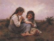 Adolphe Bouguereau Two Girls oil painting reproduction
